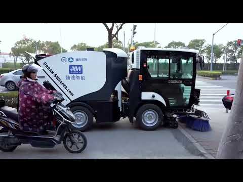 Varredora autônoma em vias públicas - Lin'gang, Xangai, China