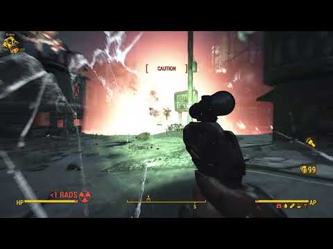 Fallout 4 Modded, Zombie World gameplay pt189  Lexington figth