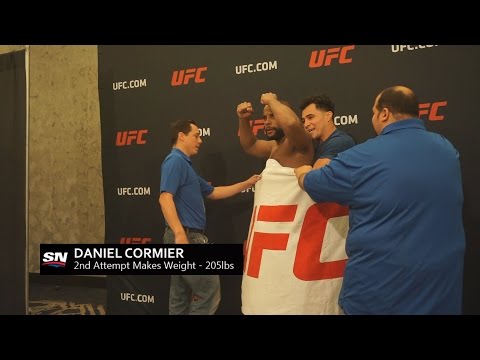 UFC 210's Daniel Cormier makes weight at 205lbs on 2nd attempt
