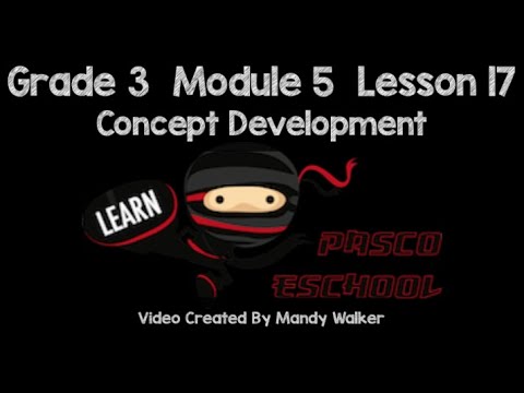 Grade 3 Module 5 Lesson 17 Concept Development
