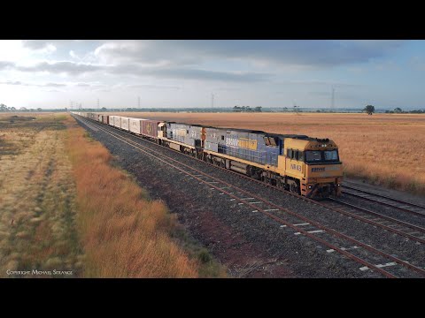 2PM5 Pacific National Container Freight Train (12/1/2023) - PoathTV Australian Railways