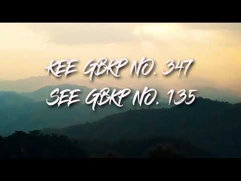 Lagu Rohani Kitab Ende-Enden GBKP No. 347 | KEE 347 KARAOKE