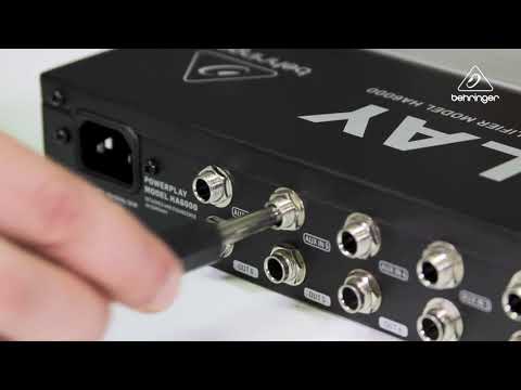Демонстрация предусилителя для наушников Behringer HA6000