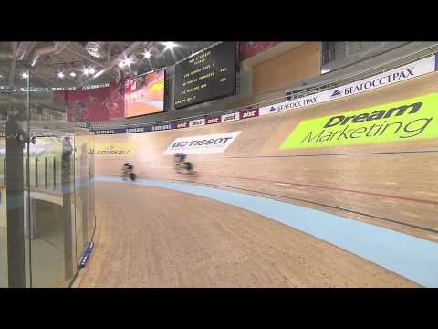 PERVIS v WEBSTER BRONZE Mens Sprint Finals Race 1, 2013 UCI World Track Championships