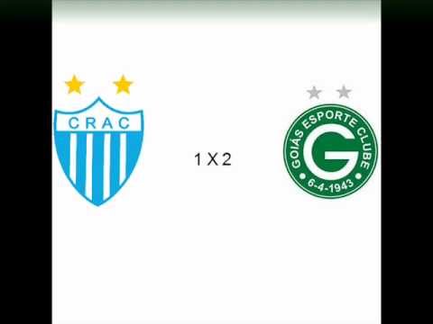 CRAC 1 X 2 GOIÁS CAMPEONATO GOIANO 2013