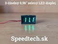 Digitálny voltmeter - zelený 4,5-30V - Video Youtube