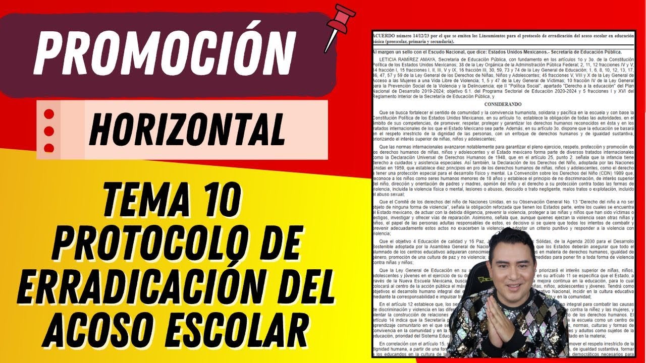 ACUERDO 14/12/23 LINEAMIENTOS PARA LA ERRADICACIÓN DE ACOSO ESCOLAR