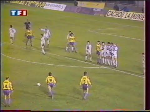TOULOUSE - AUXERRE- 2-3   (TOUS LES BUTS : DIVISION 1 : SAISON 1991-1992)