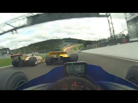1980s F1s driven HARD @ Spa