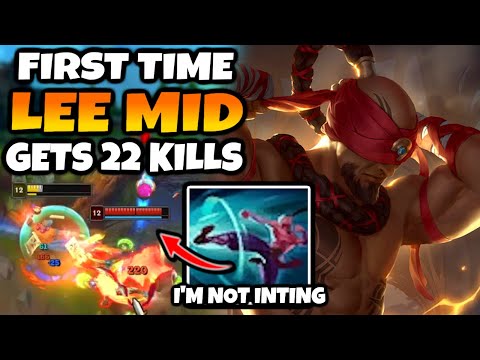 22 Kills Lee Sin Mid after saying "I'm going to embarrass myself"