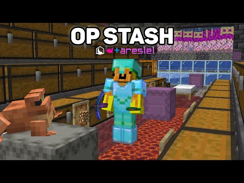 Richest stash raid on donut smp | 100+ spawners