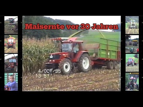 Vor 30 Jahren 💭 - Maisernte mit Jaguar 695 & Fiatagri