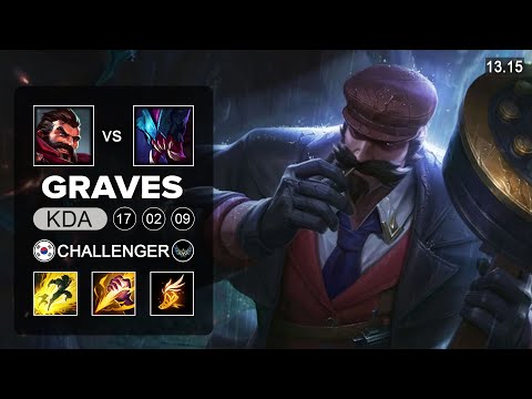 Graves vs Rek'Sai Jungle - KR Challenger - Patch 13.15 Season 13