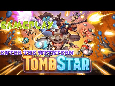TombStar Review - Western rouge-like shooter (Cartoony video game)