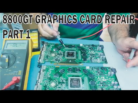 Learn Eelectronics Repair 2 Geforce GTX 280 GPU Graphics Card Repair Part 1