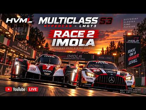 Hungarian Virtual Motorsport League | LMU Multiclass S3 - Hypercar - LMGT3 | Race 2 - Imola