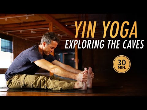 30 Min Yin Yoga Exploring the Caves l Full Body Deep Stretch