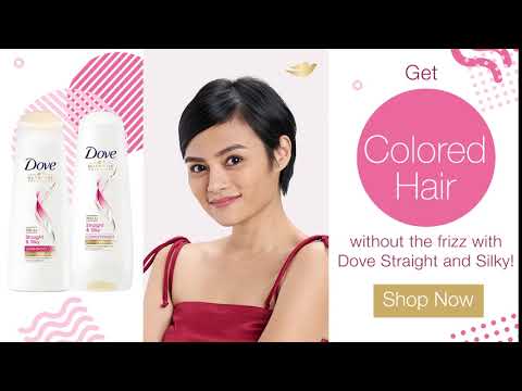 Get the hair color you've always wanted without the frizz with Dove Straight and Silky!