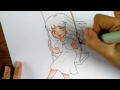 COPIC COLOURING TUTORIAL - SWING GIRL