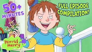 Henry's Top 10 Scares | Season 4 Clip Compilation | Horrid Henry | 1 HOUR