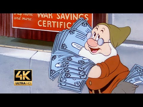 Seven Wise Dwarfs — Disney WWII cartoon; restored