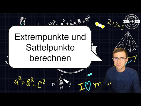 Funktionsuntersuchung: Extrempunkte und Sattelpunkte berechnen (Mathematik Oberstufe)