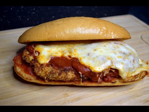 Quick and Delicious Chicken Parmesan Sandwich | How to make Air Fryer Chicken Parmesan sandwiches