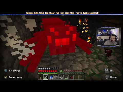 Minecraft  Chill Stream  Dec  14, 2018 pt1   A Crazy Underground Adventure! DIAMOND!