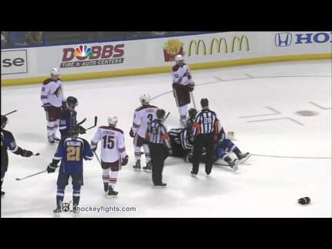 Rostislav Klesla vs Chris Stewart