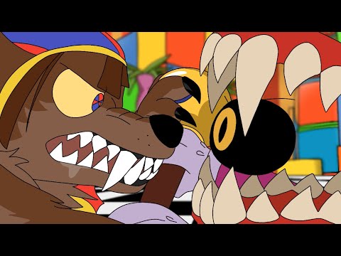 The Battle Against Werewolf Caine (The Amazing Digital Circus) ANIMATION - Part 4