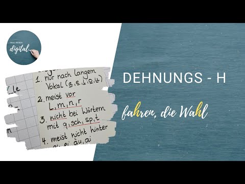 Stretching h - the most important rules quickly explained