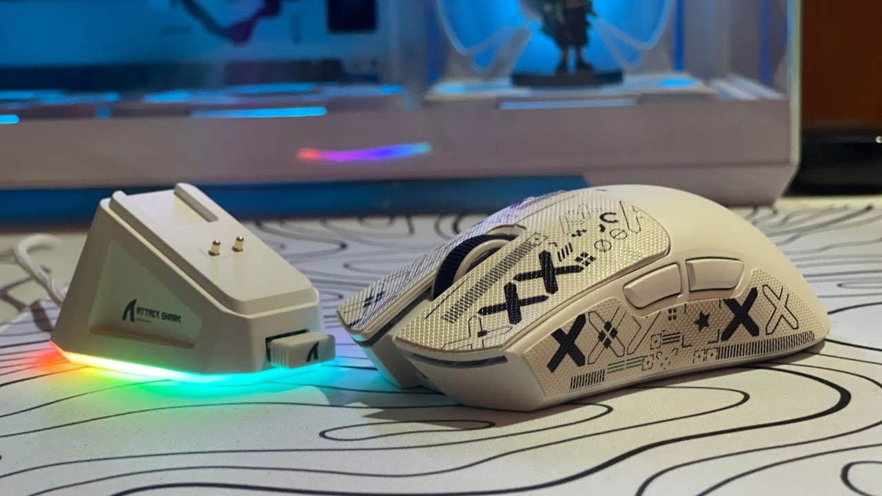 VALE A PENA? Novo Attack shark X11 - Mouse Wireless Custo Beneficio com Dock de Carregamento