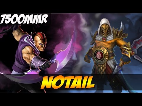 N0tail 7500 MMR Plays Anti-Mage and Juggernaut - Dota 2