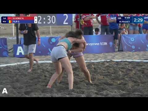 Round 3 Women's BW - 60 kg: N. ELGONUZ (TUR) v. G. FILIP (ROU)