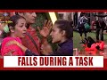Bigg Boss 14 Day 58 Kashmera Shah Falls During A Task Rubina Dilaik And Jasmin Blame Eijaz Khan