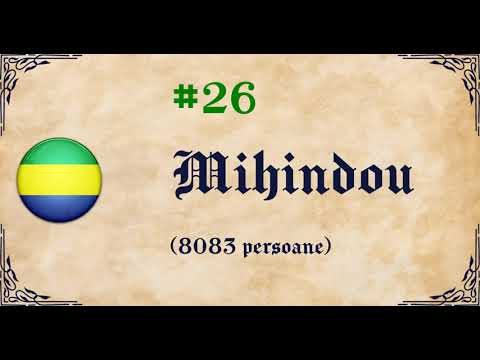 50 Cele mai comune nume de familie: Gabon