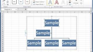 Excel 2010 Resize a SmartArt Graphic or Organization Chart