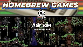 Adrian and a Friend in Need - New Commodore 64 Game 2026