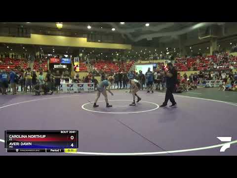 94 Lbs Round 2 - Carolina Northup, KS Vs Averi Dawn, MO 3be3