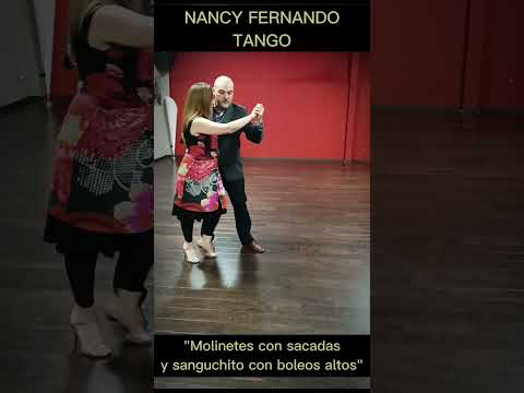 Tango ~ "Molinetes con sacadas y boleos altos" - Nancy Fernando Tango