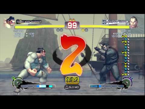 Oniwaza (E.Honda) Vs Ixion_90 (Dan) SSF4 AE Ranked Matches - PSN
