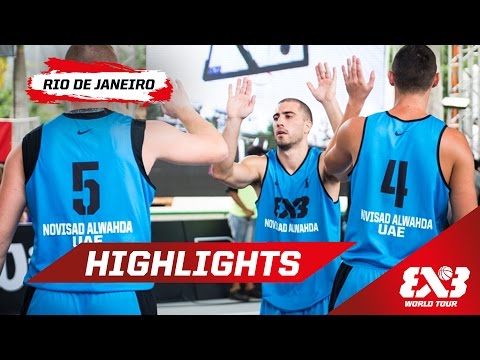 Novi Sad Al Wahda v Santos - Final Highlights - Rio de Janeiro - 2015 FIBA 3x3 World Tour
