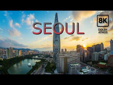 Seoul in 8K HDR 🌆 | Futuristic Cityscapes from Above