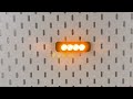 Výstražné LED svetlo oranžovo-biele 40 W – ECE R10, IP69K, 13 programov blikania, 12 – 24 V, povrchová montáž - Video Youtube