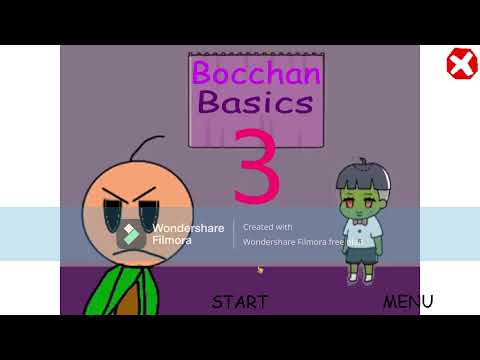 Bocchan Turned into A Zombie!! | Bocchan's Basics 3 - Baldi's Basics V1.4.3 Mod