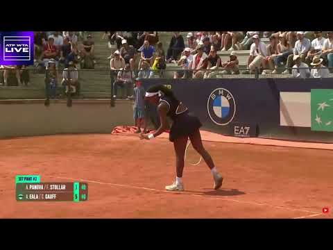 Highlights: Alex Eala - Coco Gauff VS Alexandra Panova - Fanny Stollar at the Italian Open Doubles.