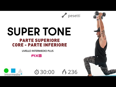 Super Tone Workout: Allenamento Completo Per Tonificare Il Corpo Senza Salti