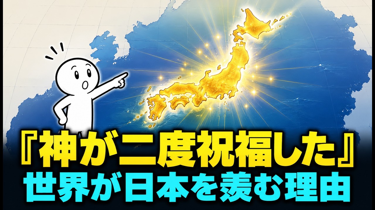 「神に贔屓されているとしか思えない」世界が真似することすらできない日本国土の本当の価値