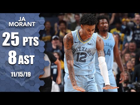 Ja Morant cooks up mixtape performance in Mike Conley's return to Memphis | 2019-20 NBA Highlights