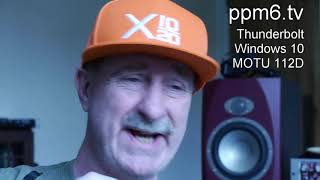 Video thumbnail for Thunderbolt 3 to Thunderbolt 2 - audio on Windows 10 with MOTU 112D by ppm6.tv